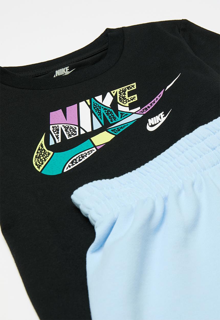 Nike - Nike knit short set - psychic blue