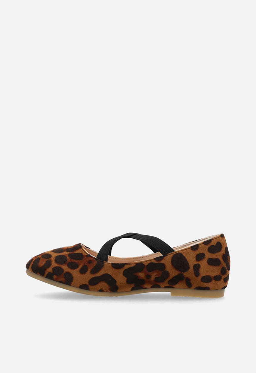 Pop Candy - Animal print pump - brown & black