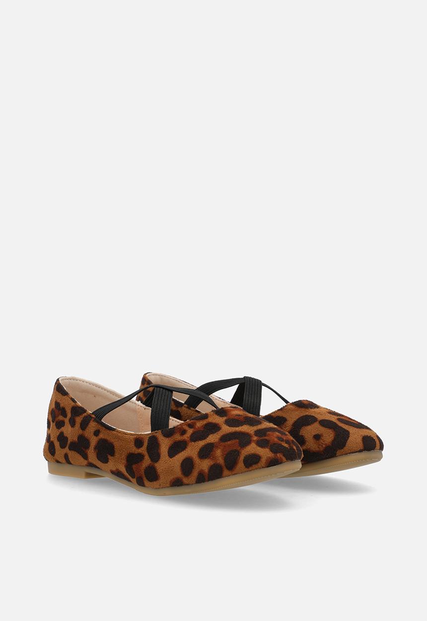 Pop Candy - Animal print pump - brown & black