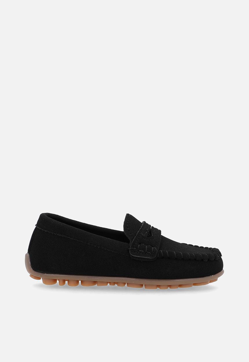 Pop Candy - Faux suede moccasins - black