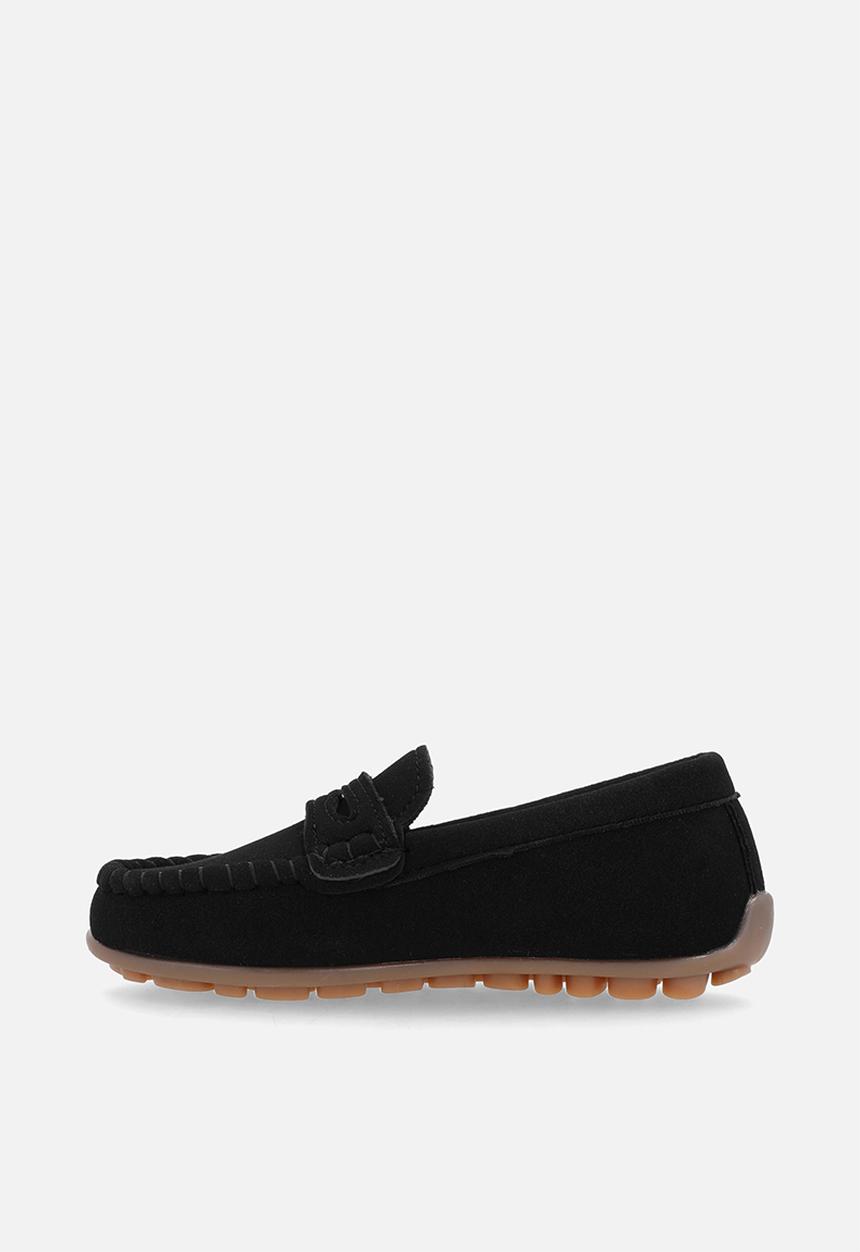 Pop Candy - Faux suede moccasins - black