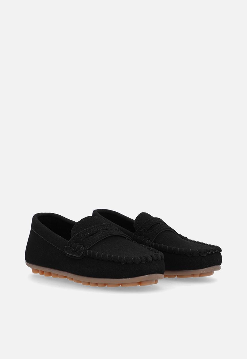 Pop Candy - Faux suede moccasins - black