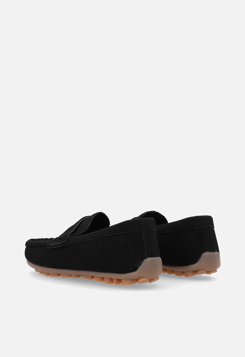 Pop Candy - Faux suede moccasins - black