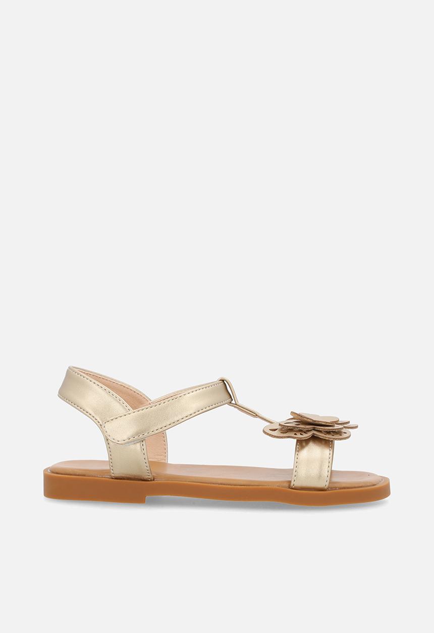 Pop Candy - Butterfly décor sandals - gold