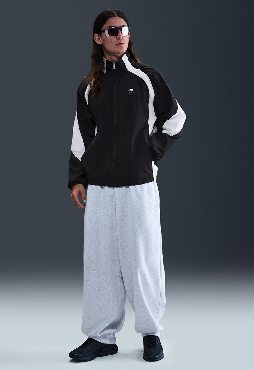 Nike Air Woven Track Jacket - Black/White/Black