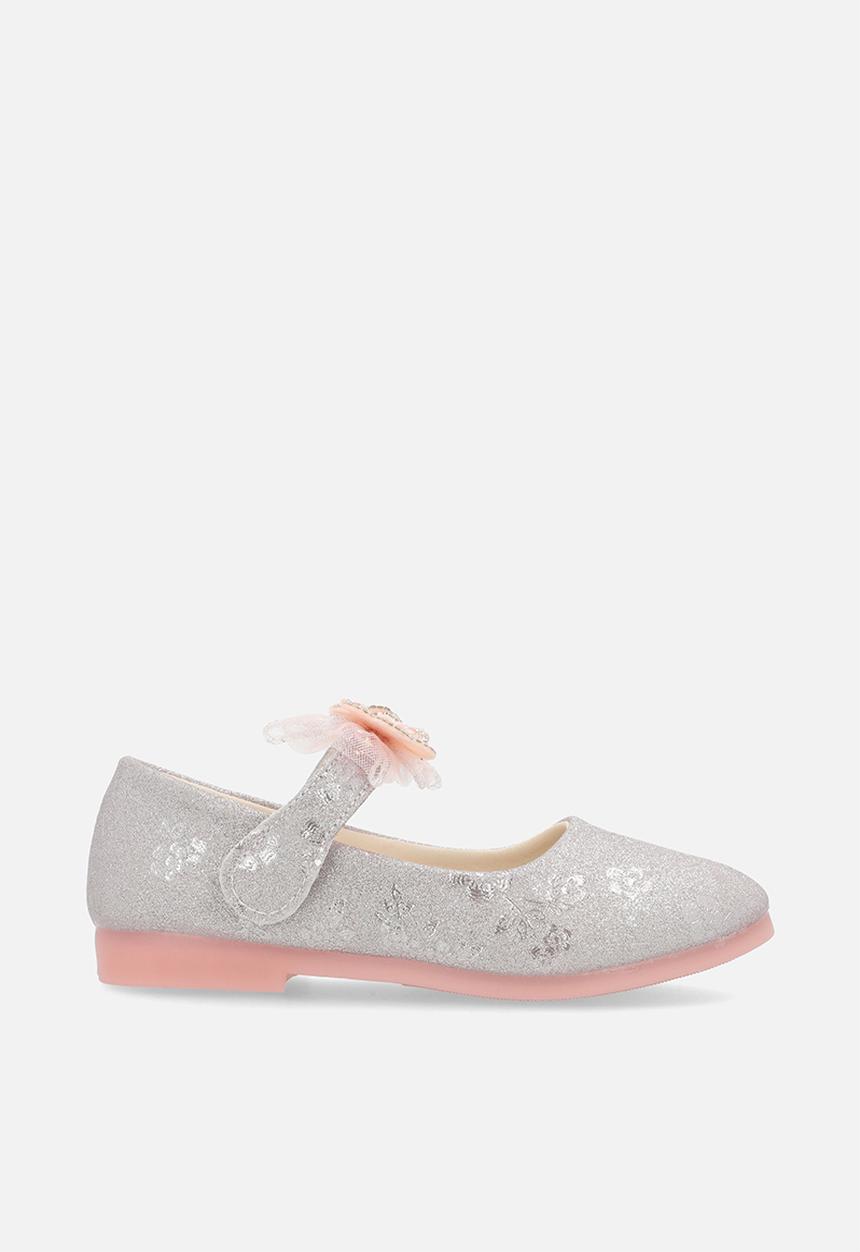 Pop Candy - Bow décor glitter pumps - pink