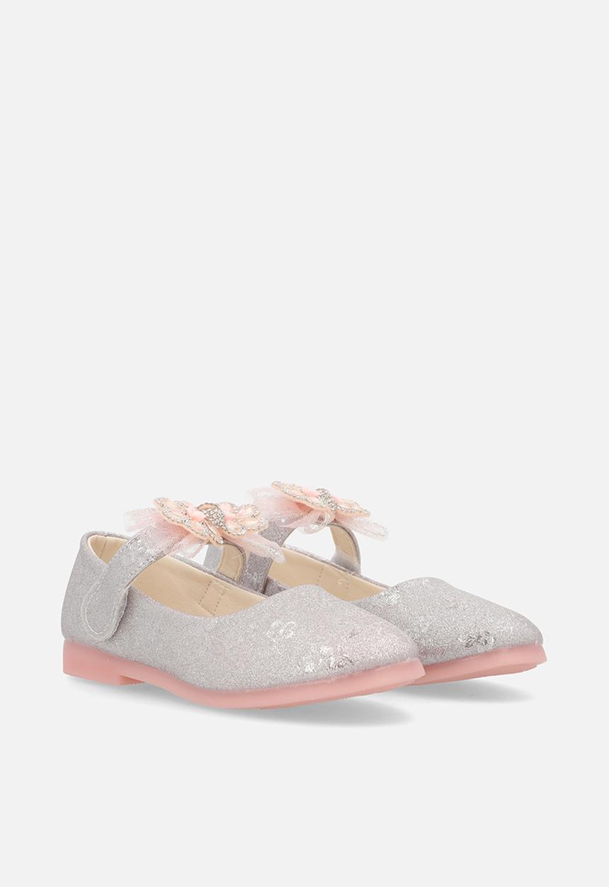 Pop Candy - Bow décor glitter pumps - pink