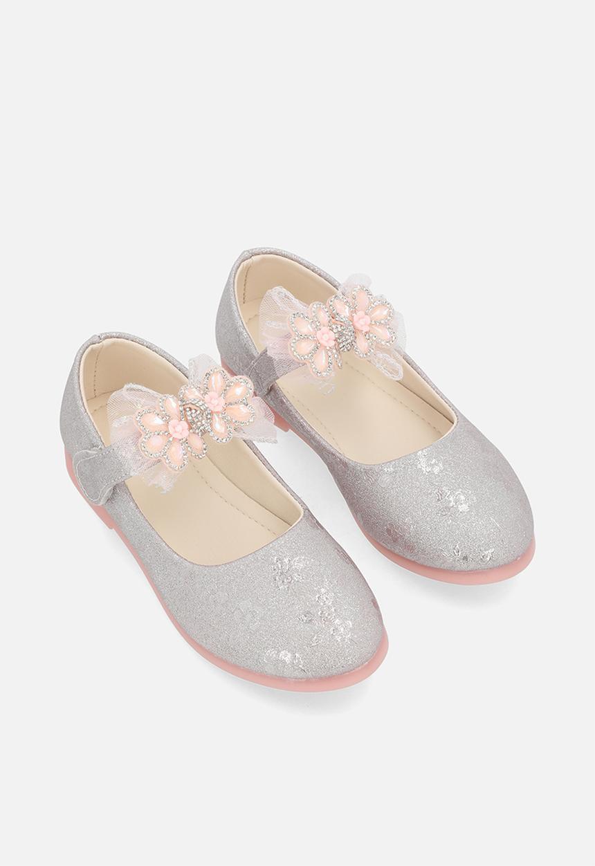 Pop Candy - Bow décor glitter pumps - pink