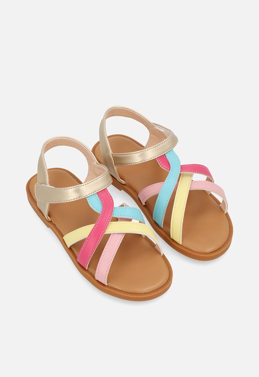 Pop Candy - Colour block sandal - multi
