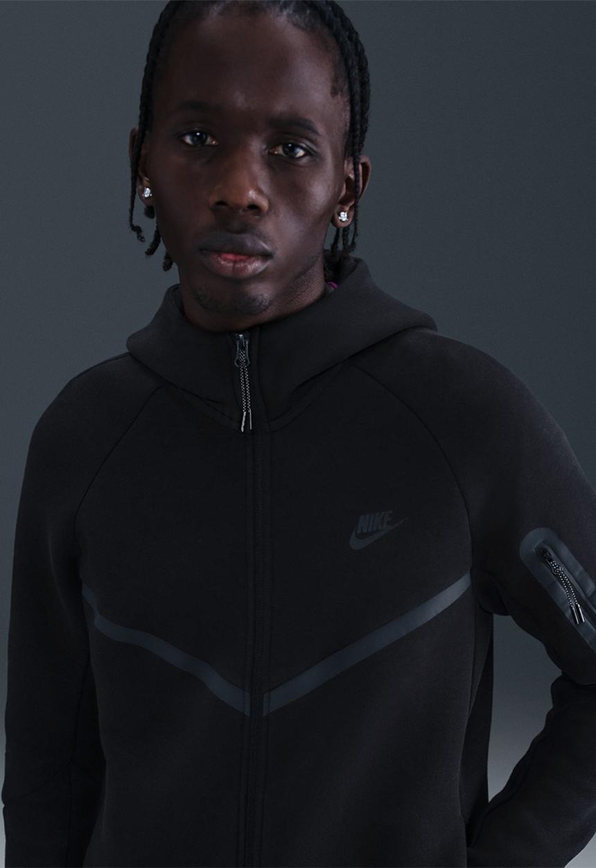 Nike Tch Flc Fz Wr Hoodie - Black/Black