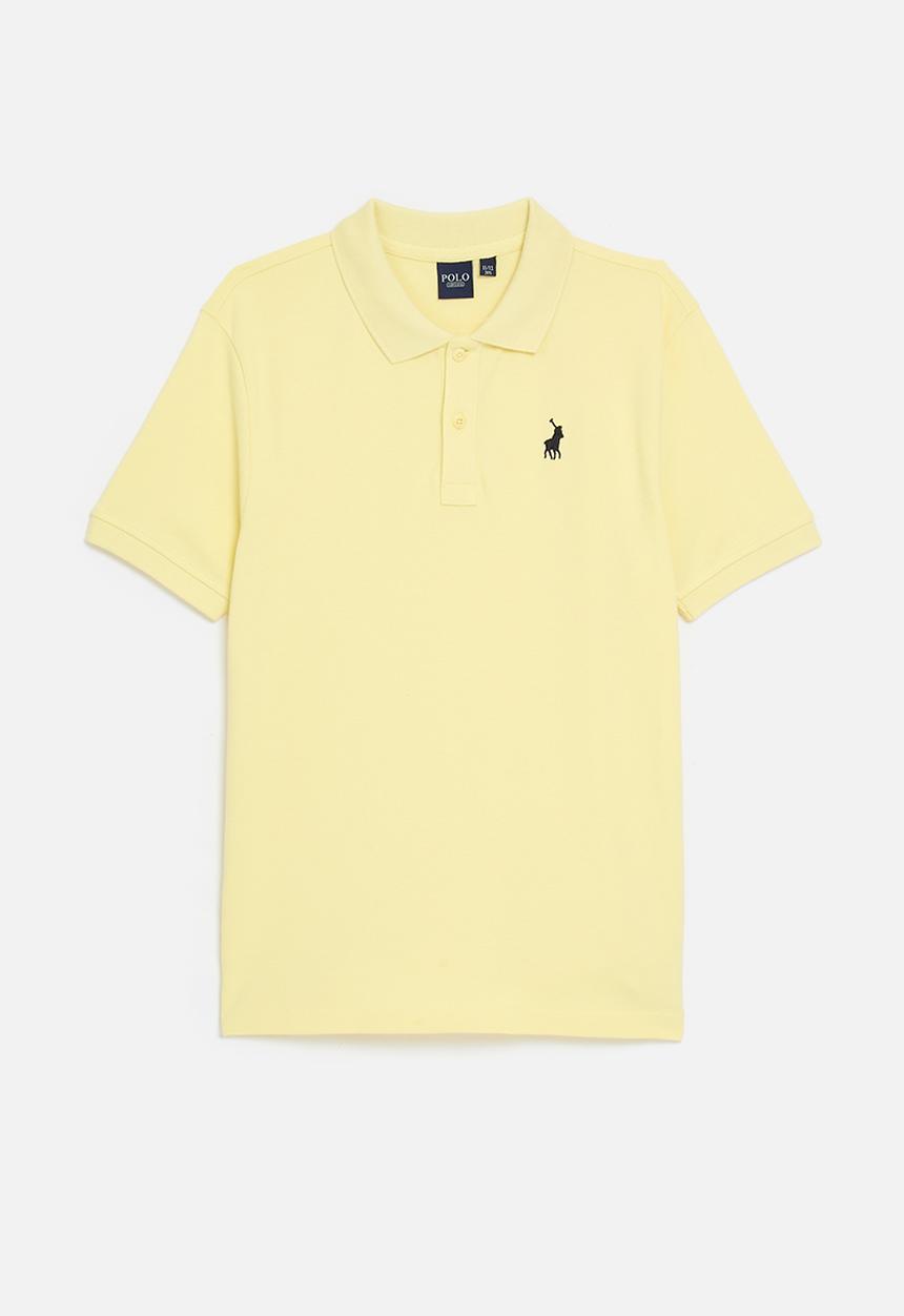 POLO - Boys austin short sleeve golfer - soft yellow
