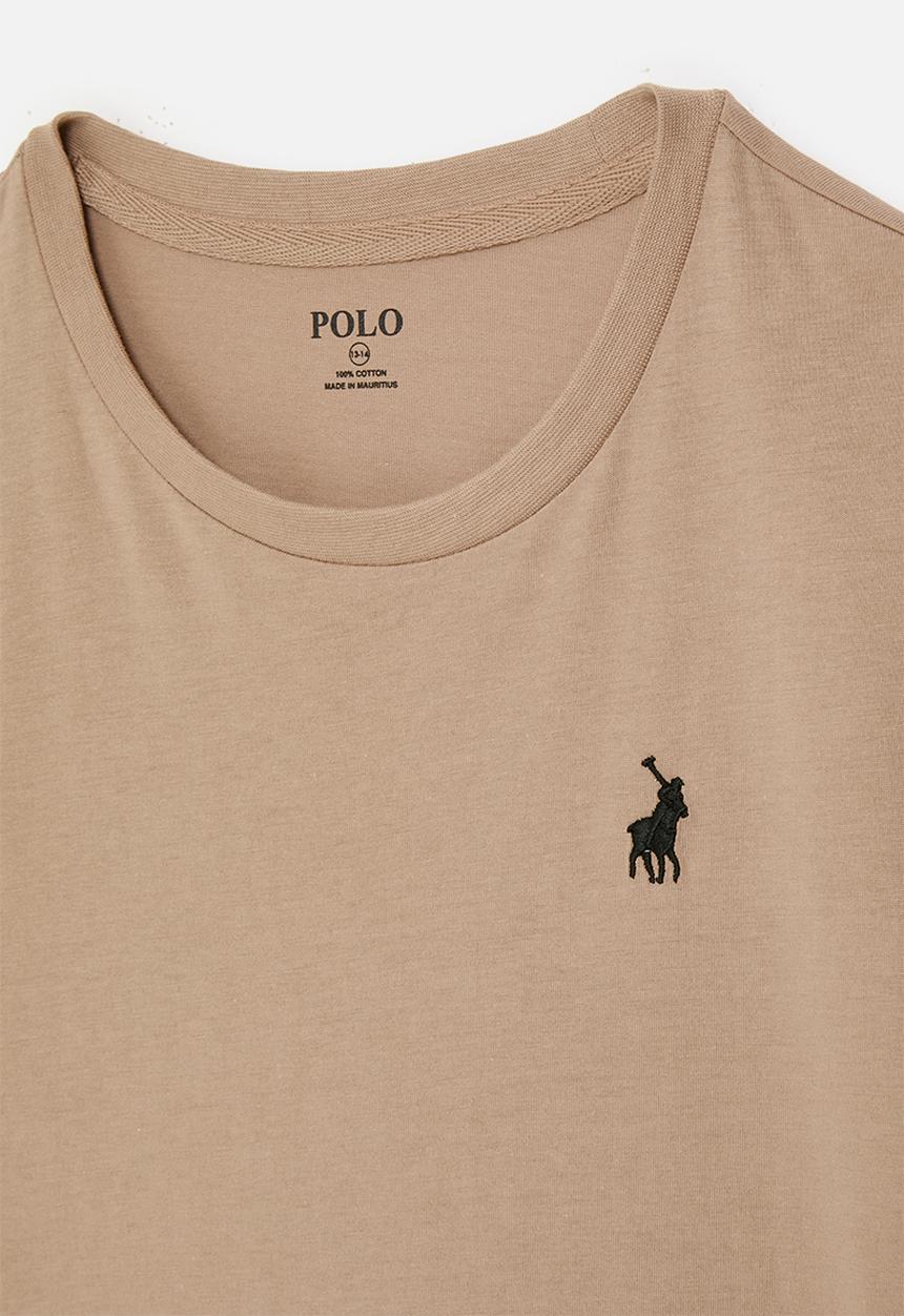 POLO - Boys rick short sleeve tee - taupe