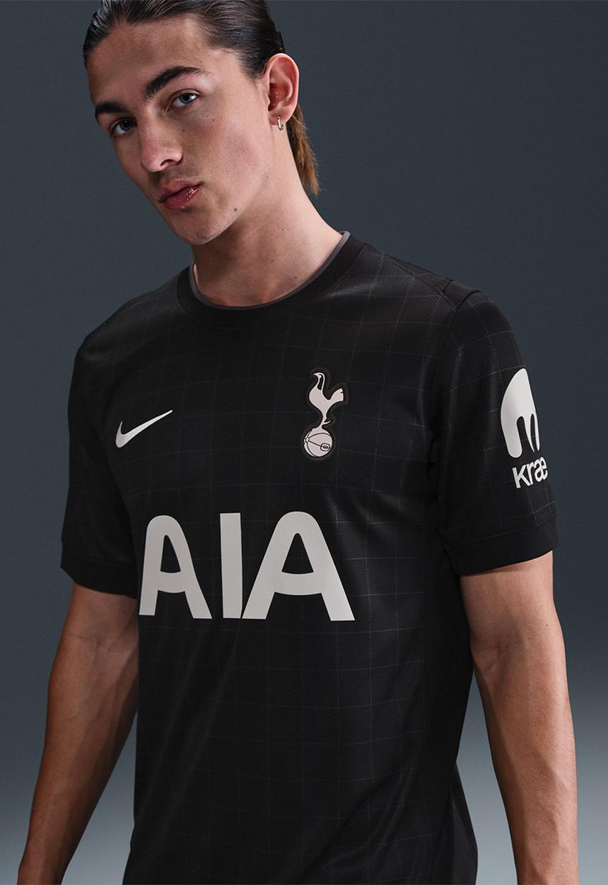 Nike - Tottenham Hotspur FC 25/26 Stadium Away Jsy  - Black/Lt Iron Ore
