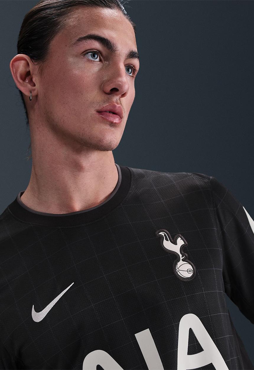 Nike - Tottenham Hotspur FC 25/26 Stadium Away Jsy  - Black/Lt Iron Ore