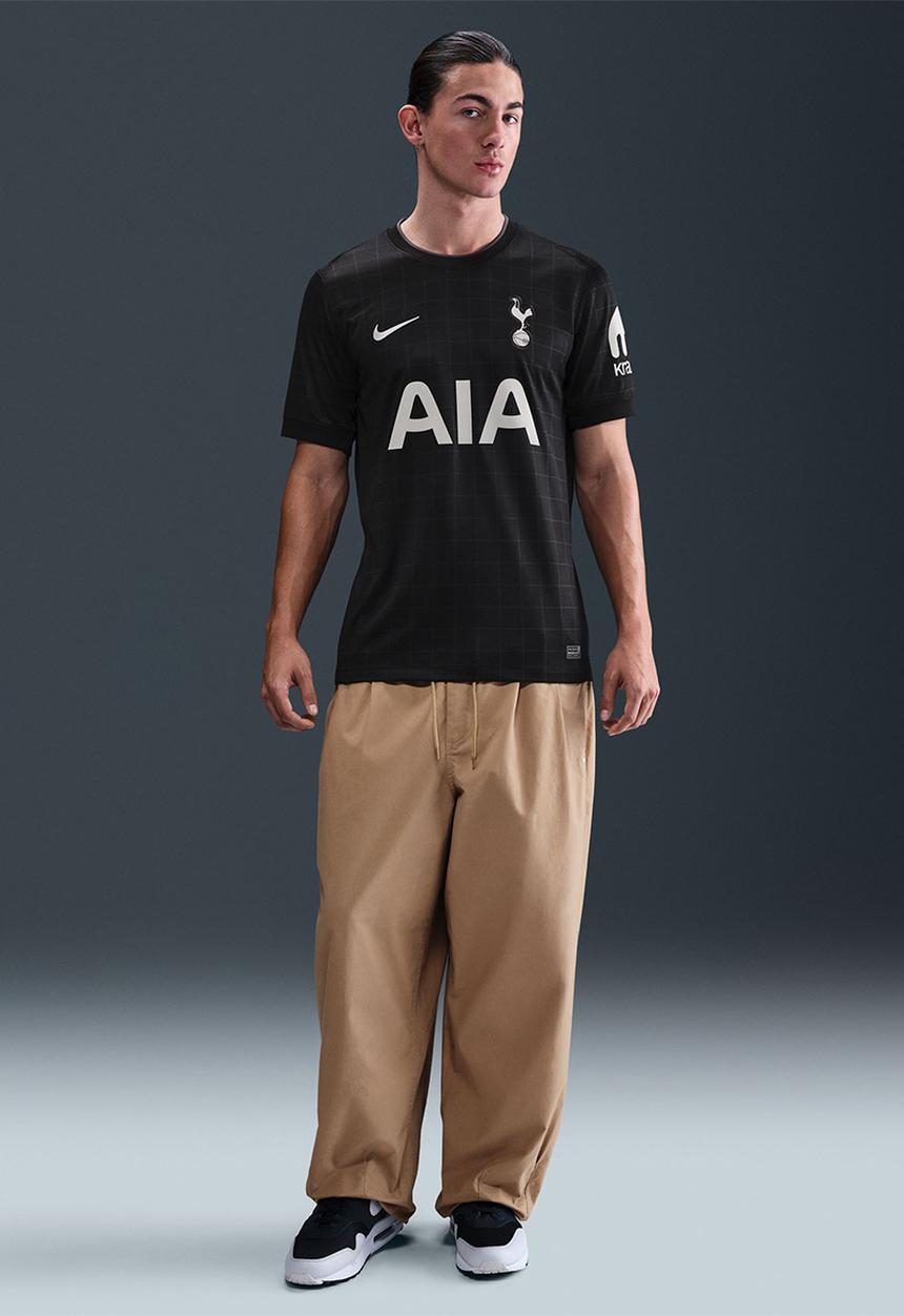 Tottenham Hotspurs FC Nike Dri-Fit Jsy Ss Stad Aw - Black/Lt Iron Ore