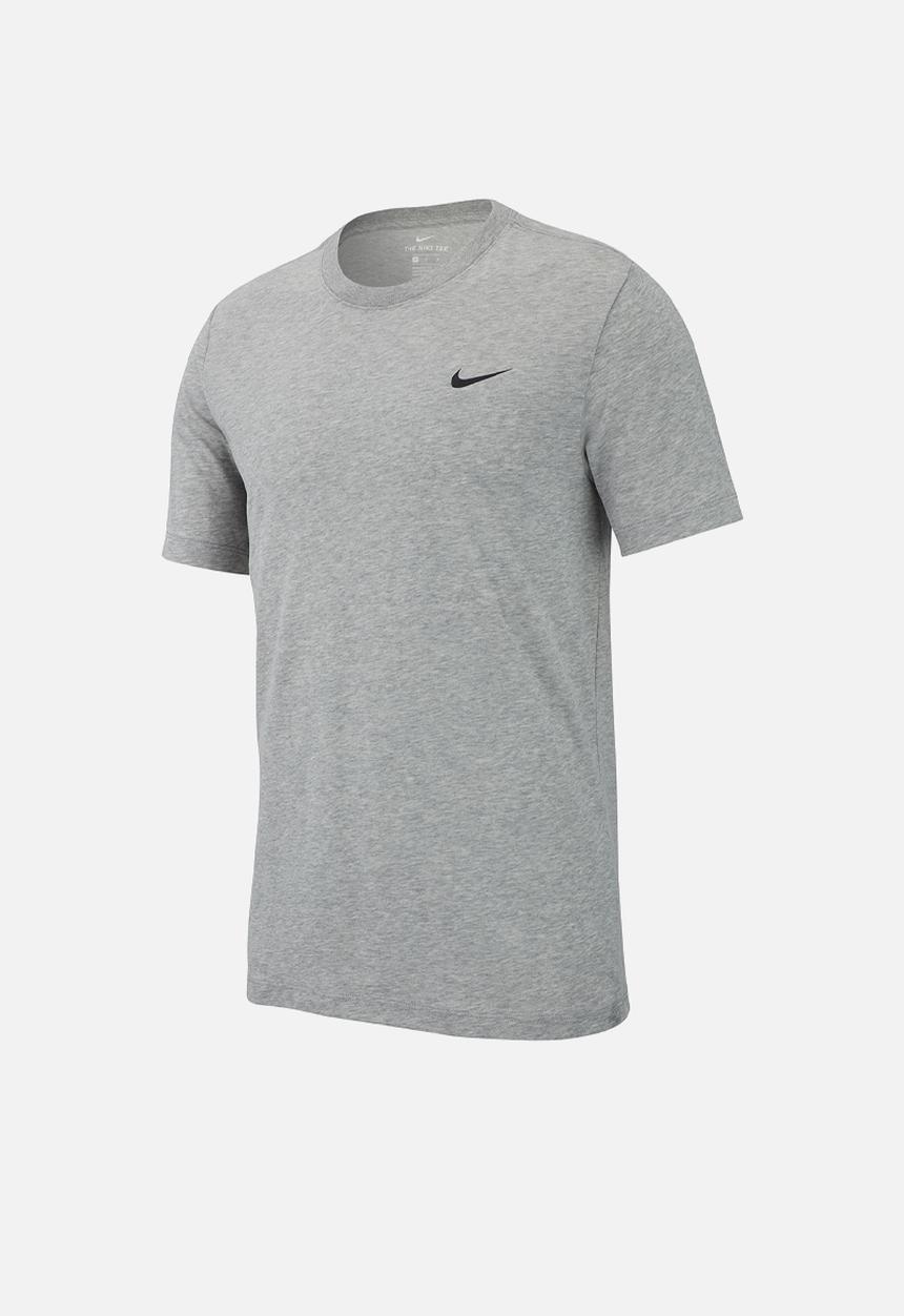 Nike - Nike Dri-Fit Tee Dri-Fitc Crew Solid - Dk Grey Heather/Black