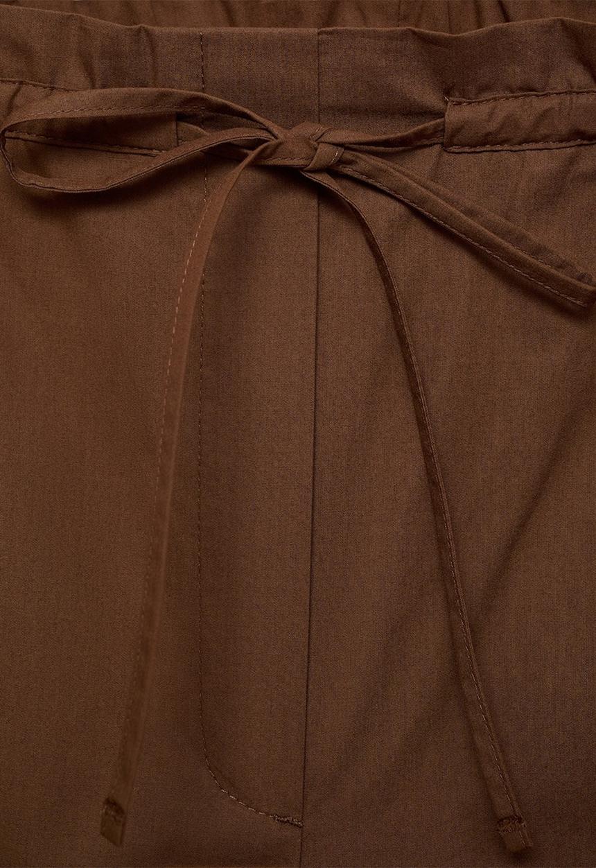 MANGO - Trousers Lupe - Brown
