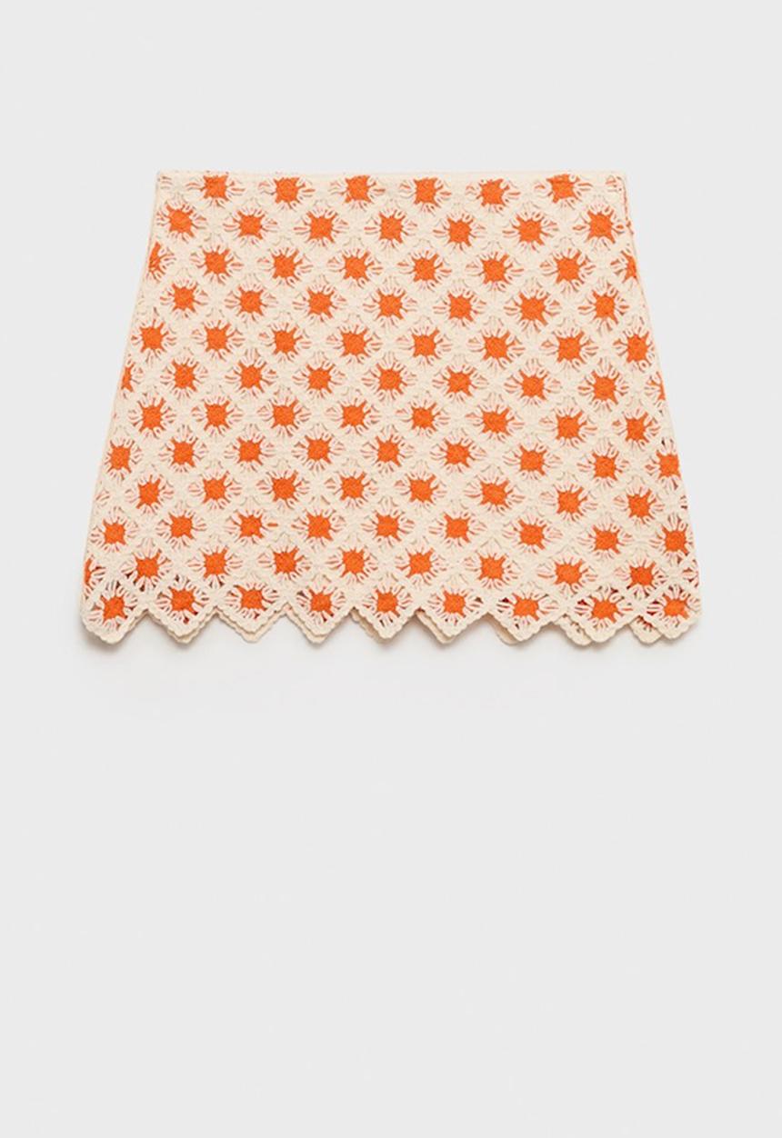 MANGO - Skirt Cameron - Orange