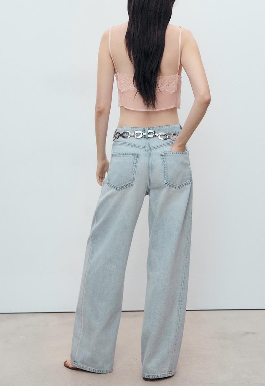 MANGO - Jeans Ivanna - Open Blue