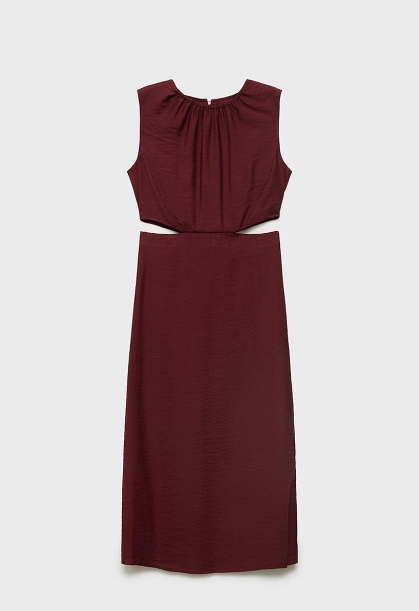 MANGO - Dress Olimpio - Dark Red