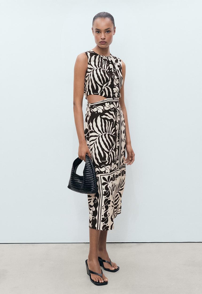 MANGO - Dress Olimpio  -  Black