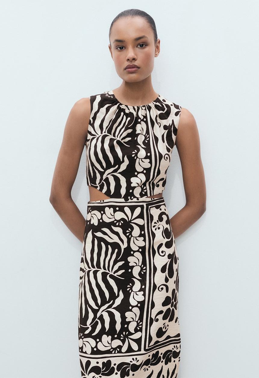MANGO - Dress Olimpio  -  Black