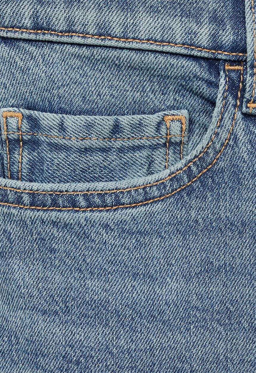 MANGO - Jeans Newmom - Open Blue