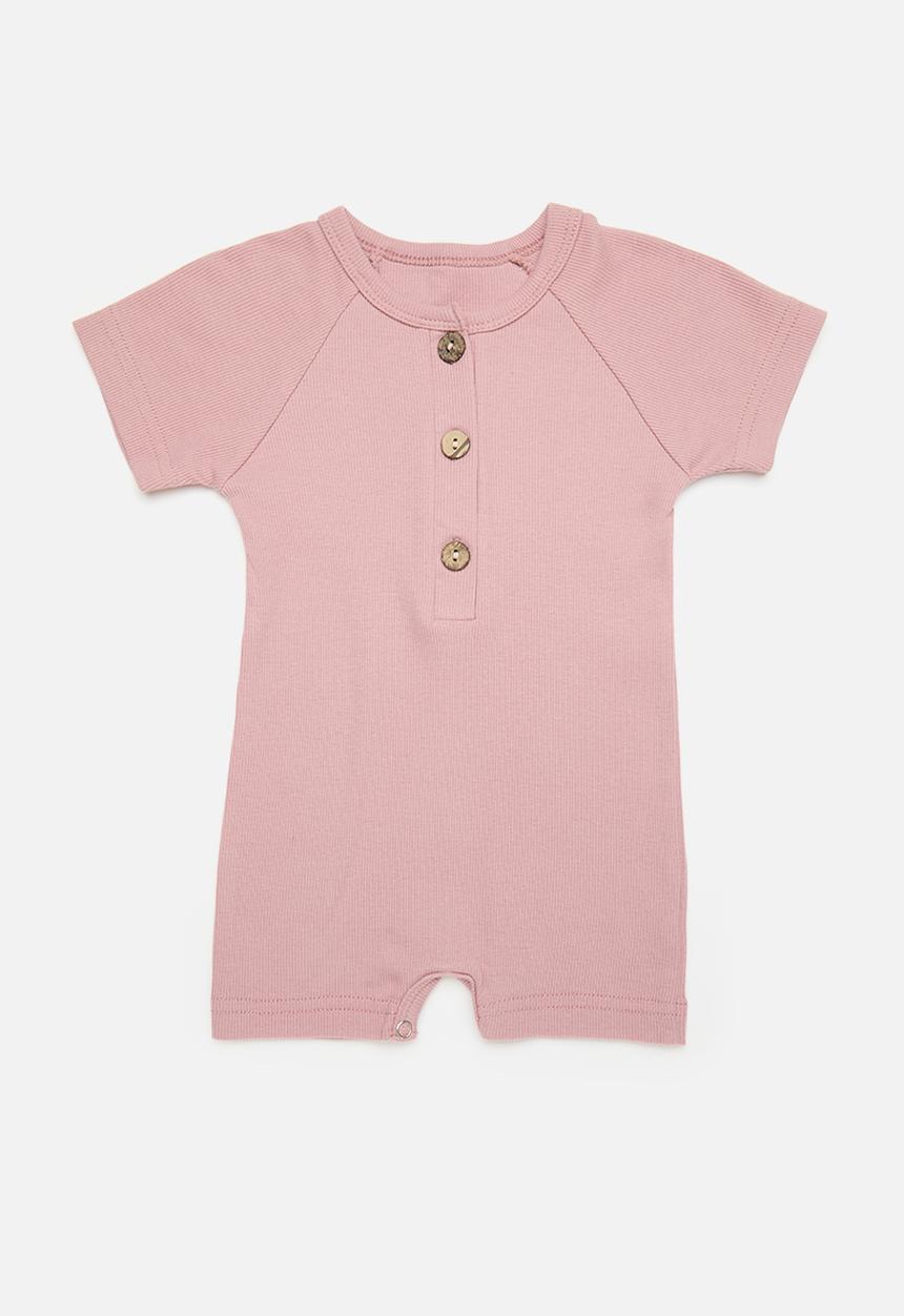 Pop Candy - Button down romper - pink