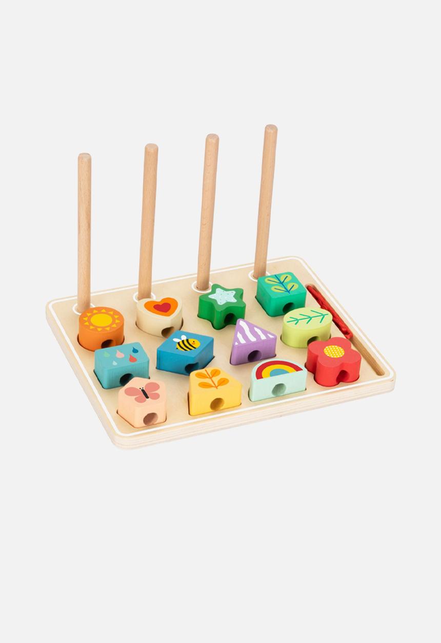 Greenbean Learning - hi Pando - Wooden Sequencing Bead Game - 30pcs