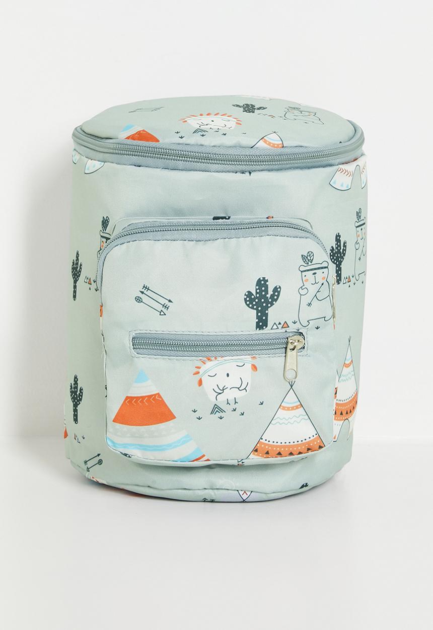 Pop Candy - Printed diaper bag - grey