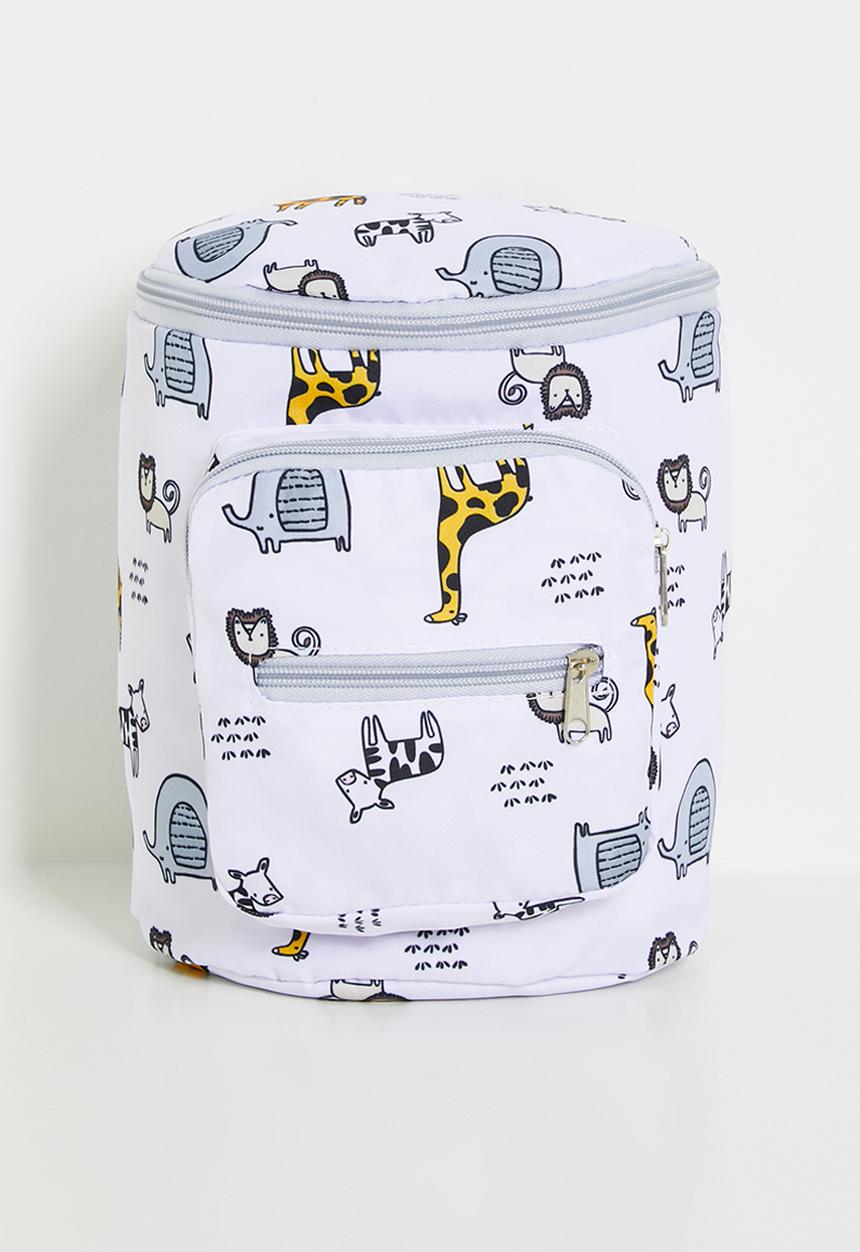Pop Candy - Printed diaper bag - white