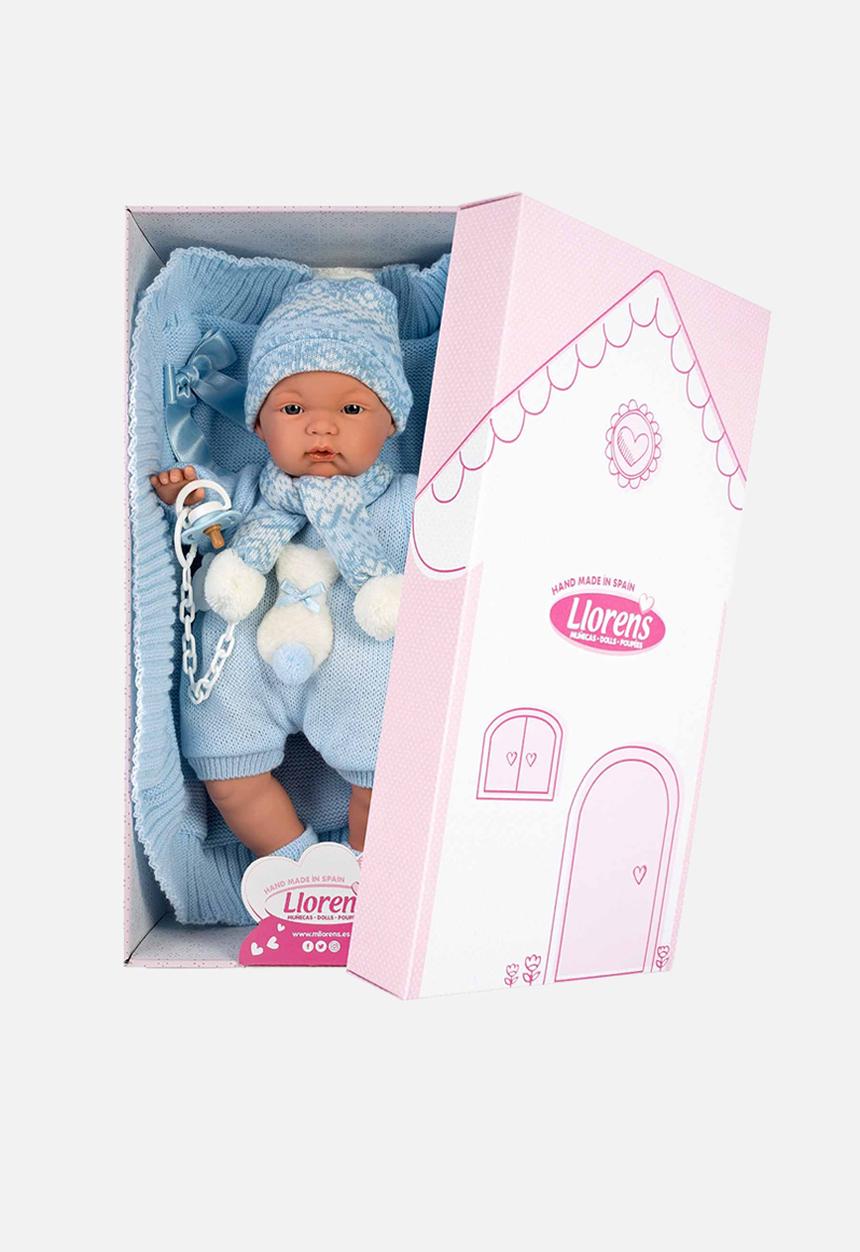 Greenbean Learning - Llorens - Joel Baby Boy Doll & Blanket