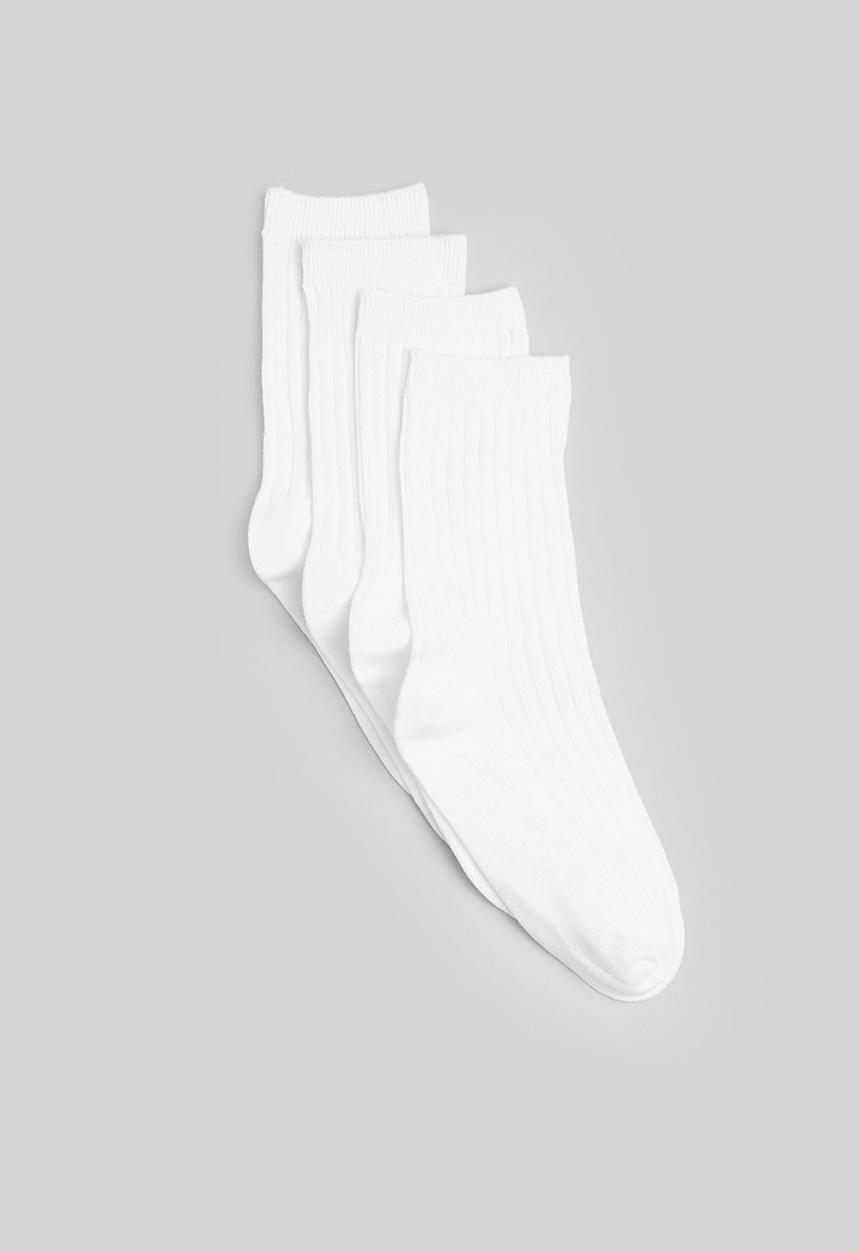 Pop Candy - 4 Pack sock set - white