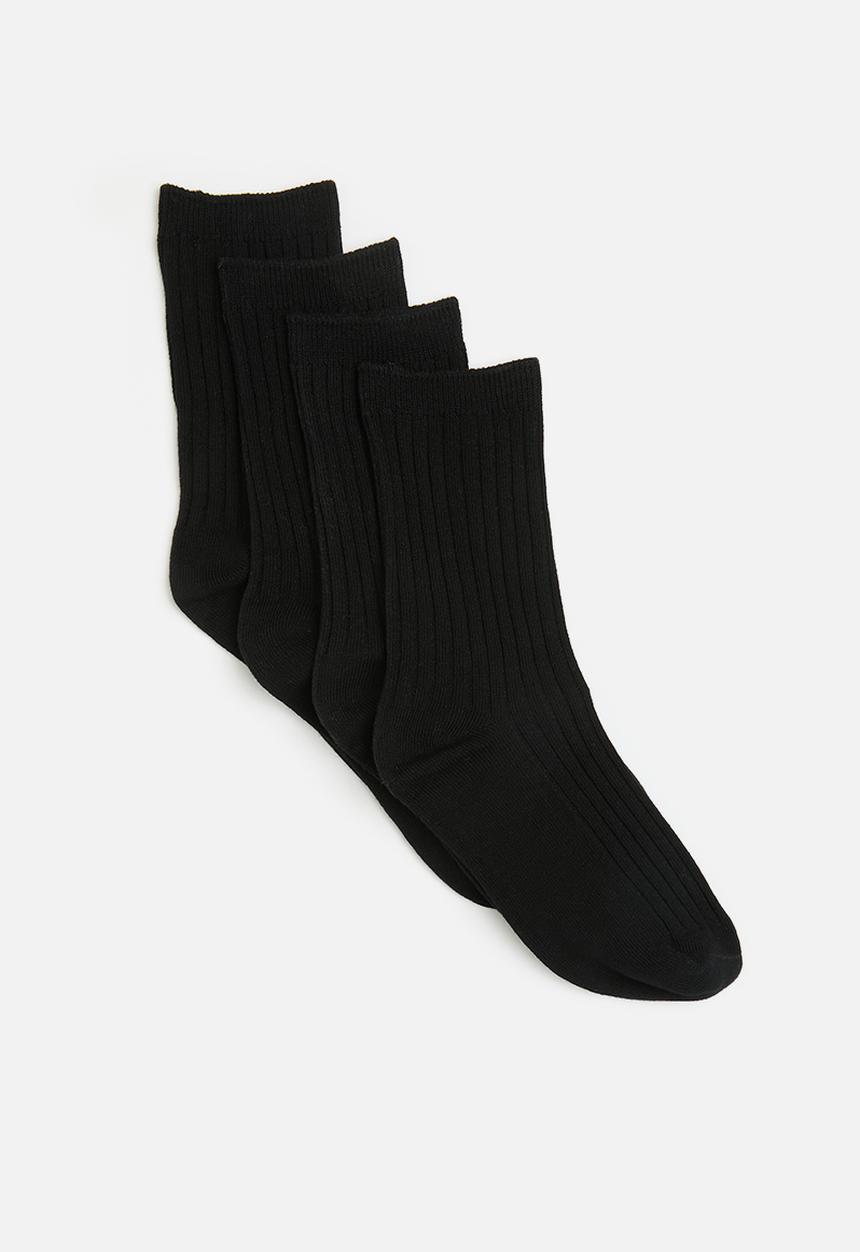 Pop Candy - 4 Pack sock set - black