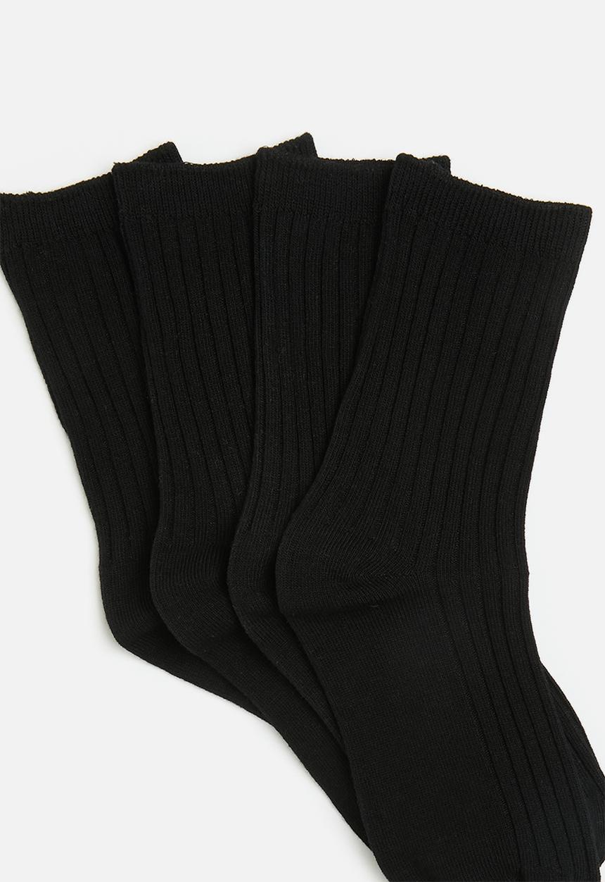 Pop Candy - 4 Pack sock set - black