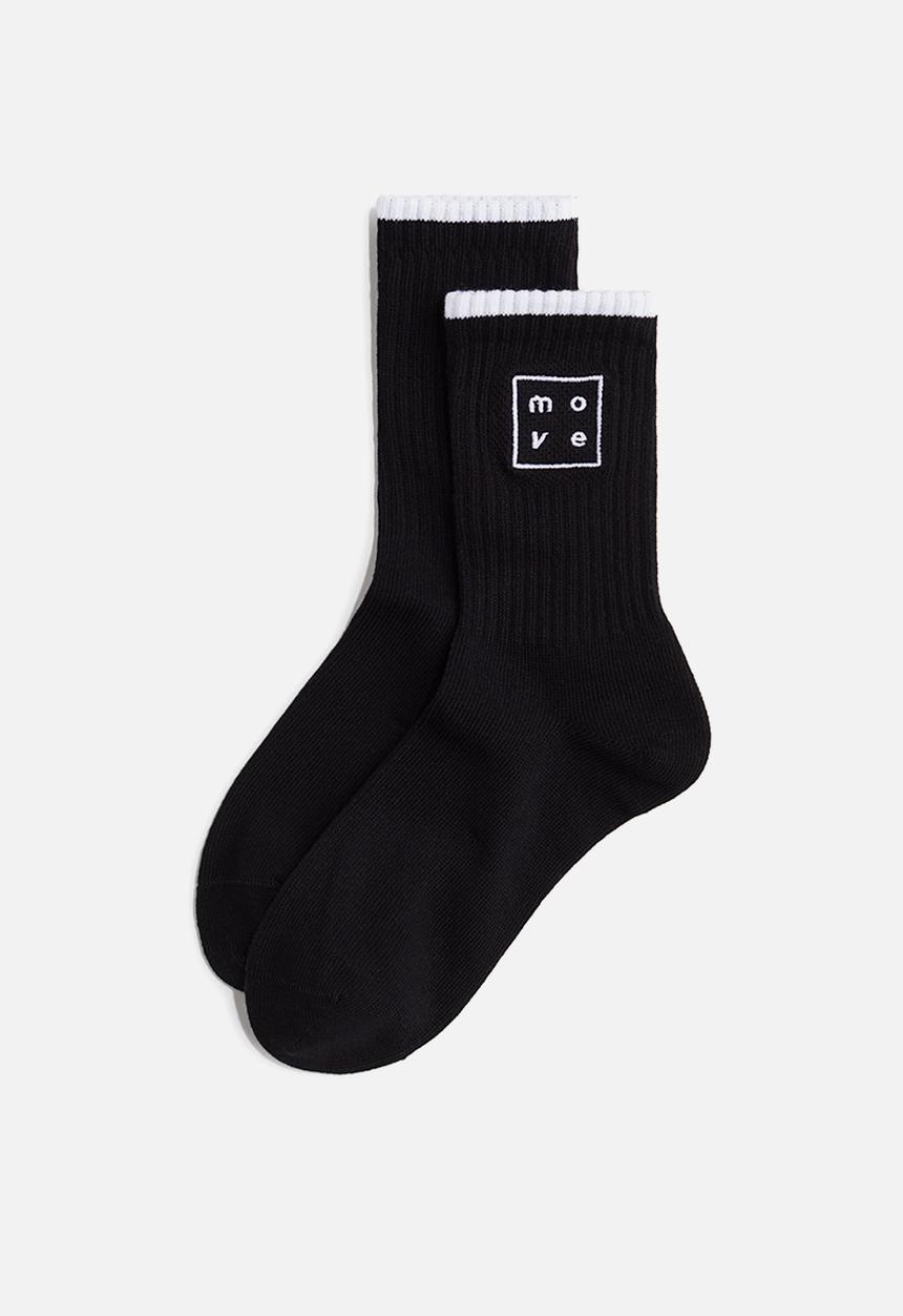 H&M - 3-Pack sports socks with drymove™ - black & white