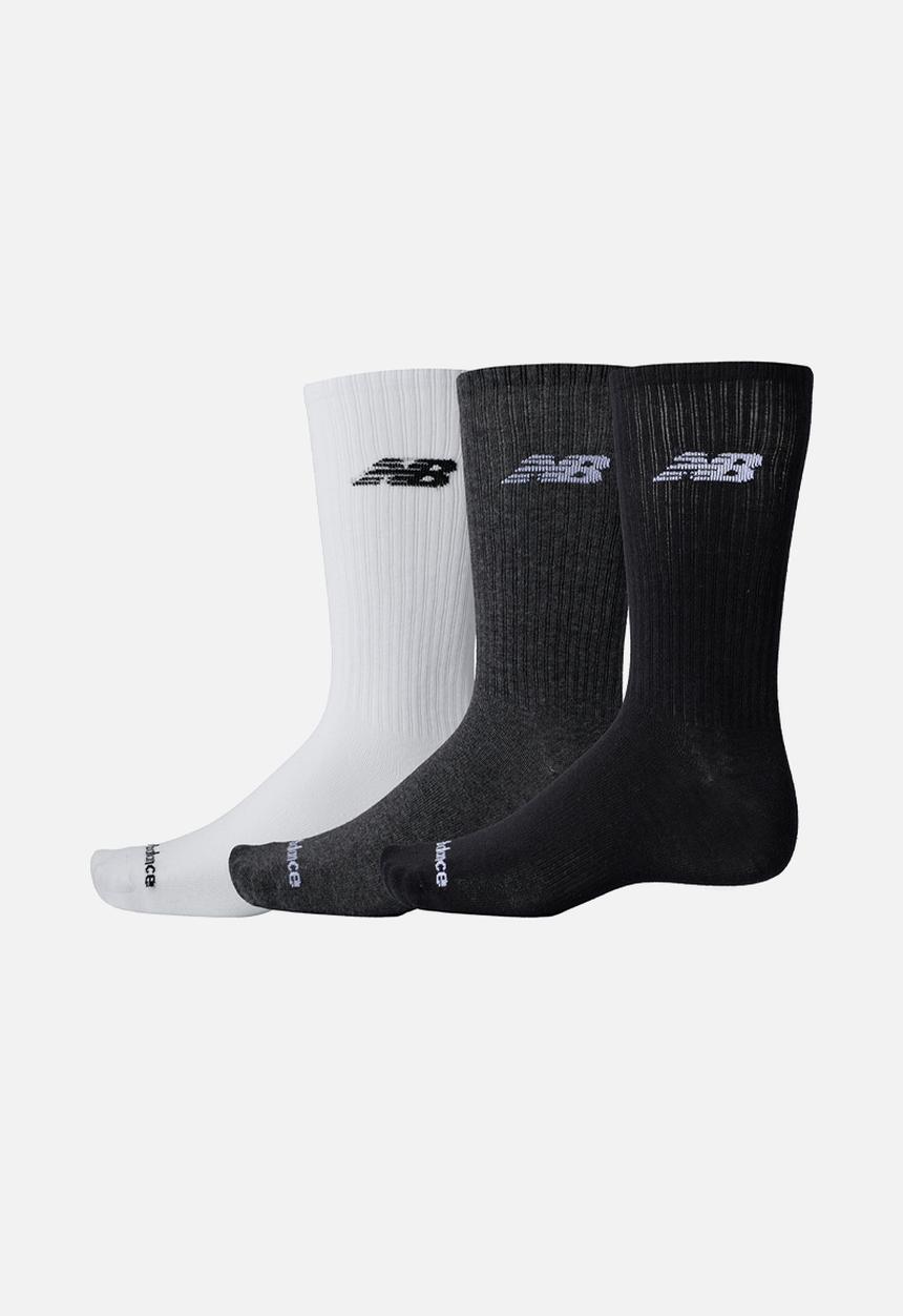 New Balance  - Everyday Lightweight Crew Sock 3Pk - multi