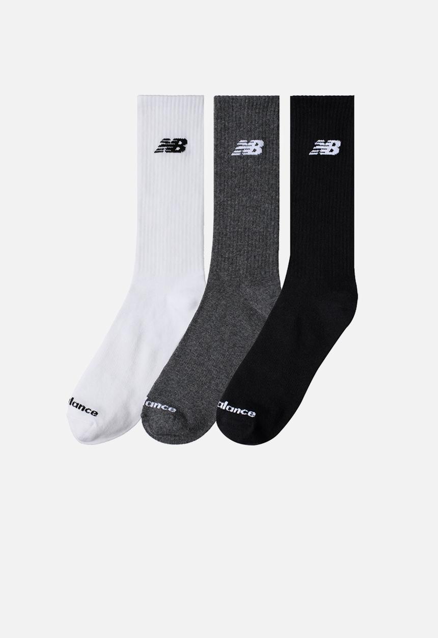 New Balance  - Everyday Lightweight Crew Sock 3Pk - multi