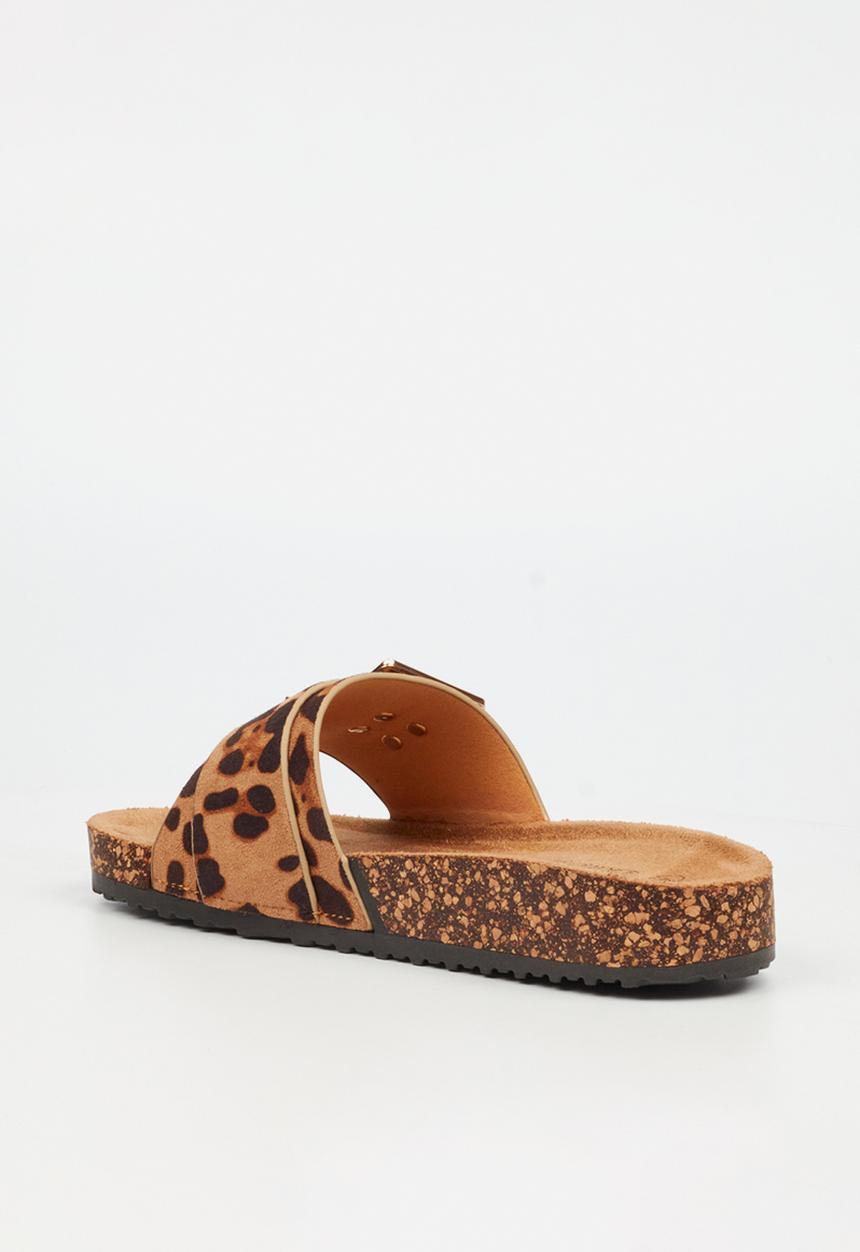 Butterfly Feet - Hallie 5 slide - leopard