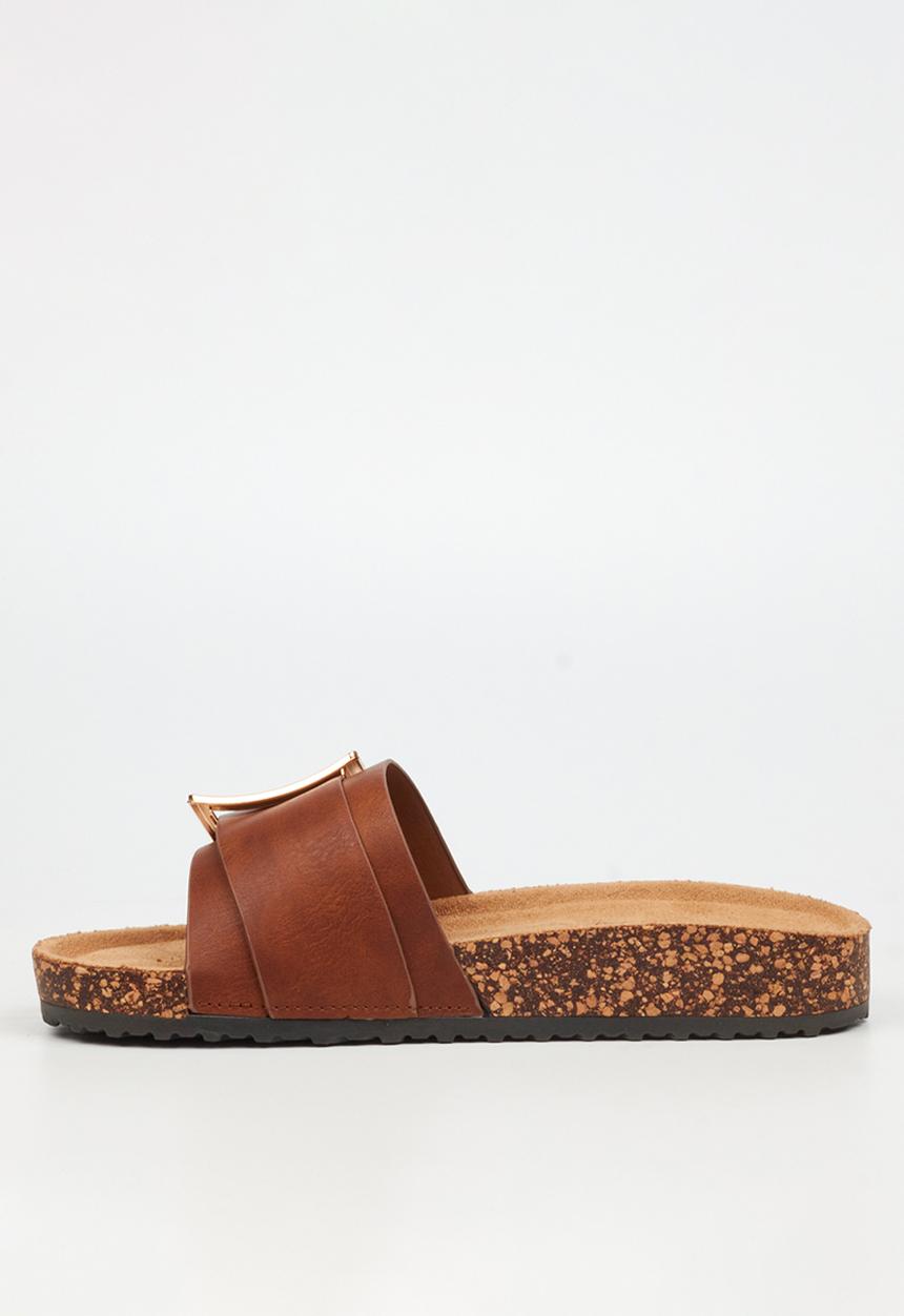 Butterfly Feet - Hallie 5 slide - tan