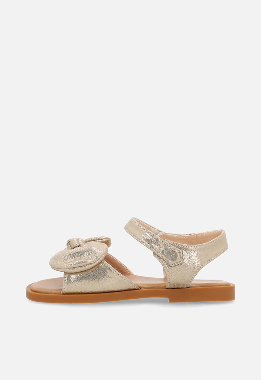 Pop Candy - Bow décor sandals - gold