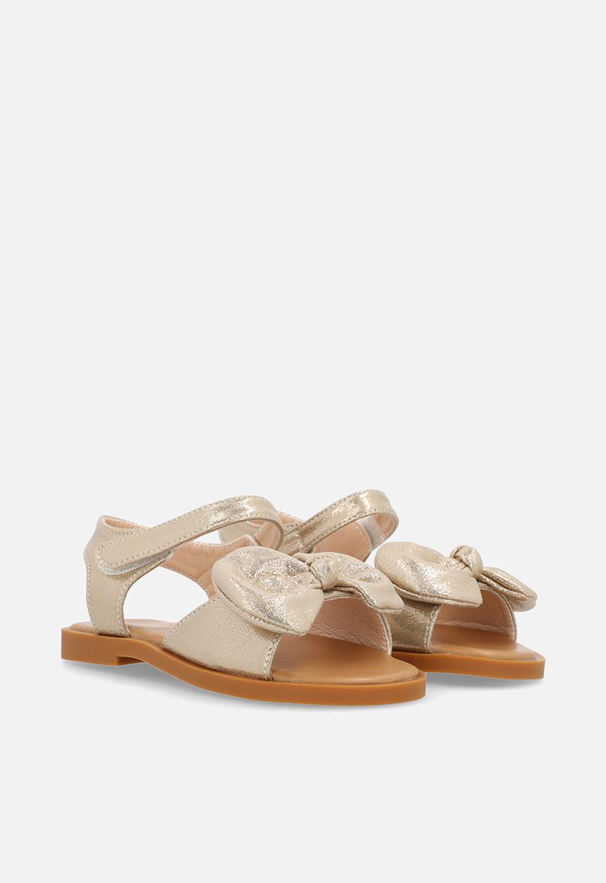 Pop Candy - Bow décor sandals - gold