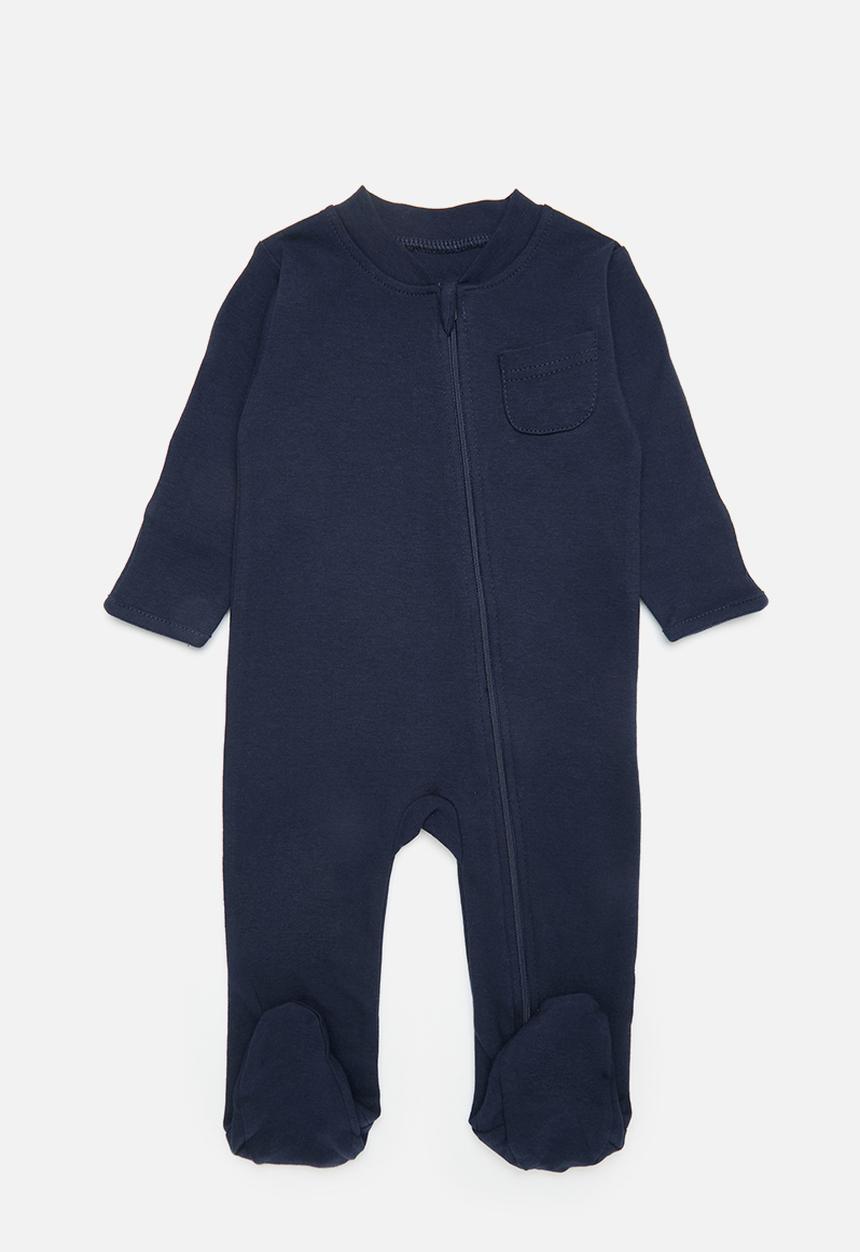 Pop Candy - Zip thru sleepsuit - navy