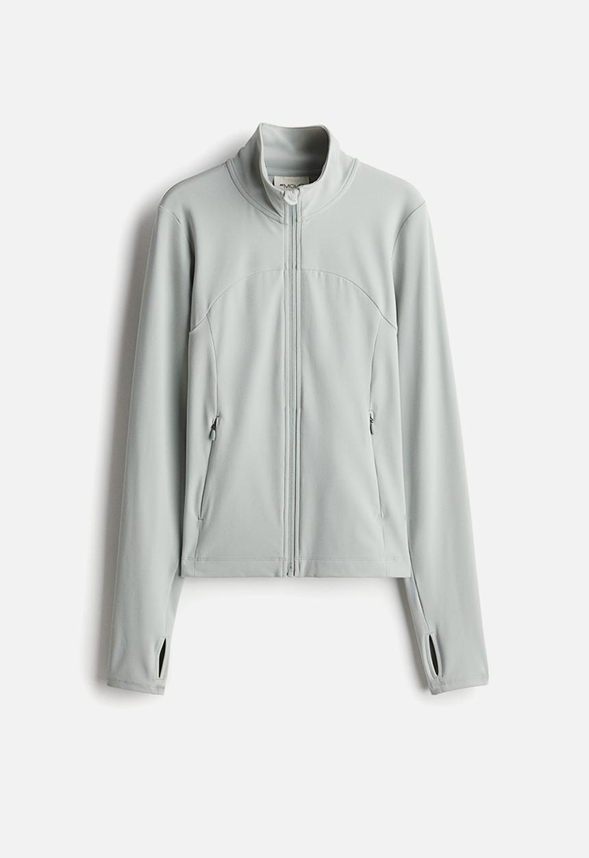 H&M - Zip-through sports jacket with softmove™ - light turquoise