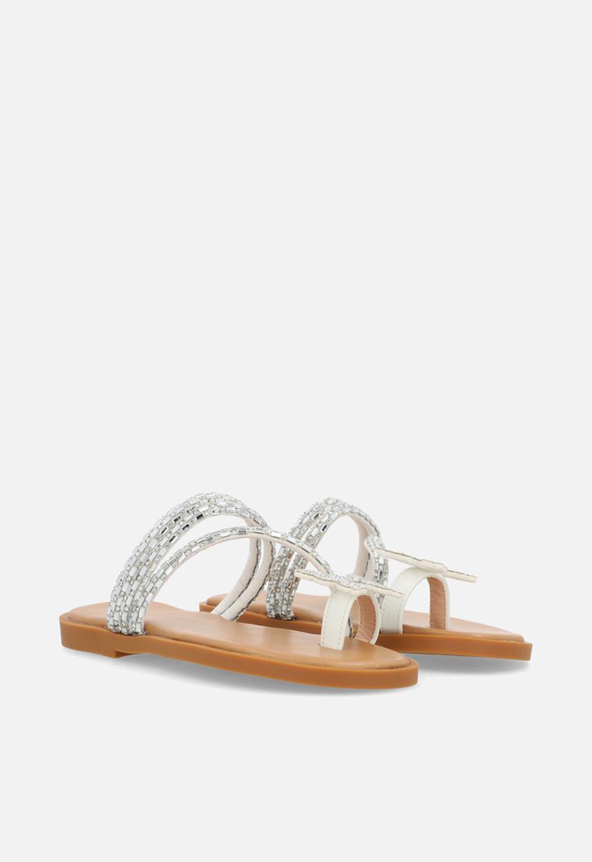 Pop Candy - Toe loop sandal - silver