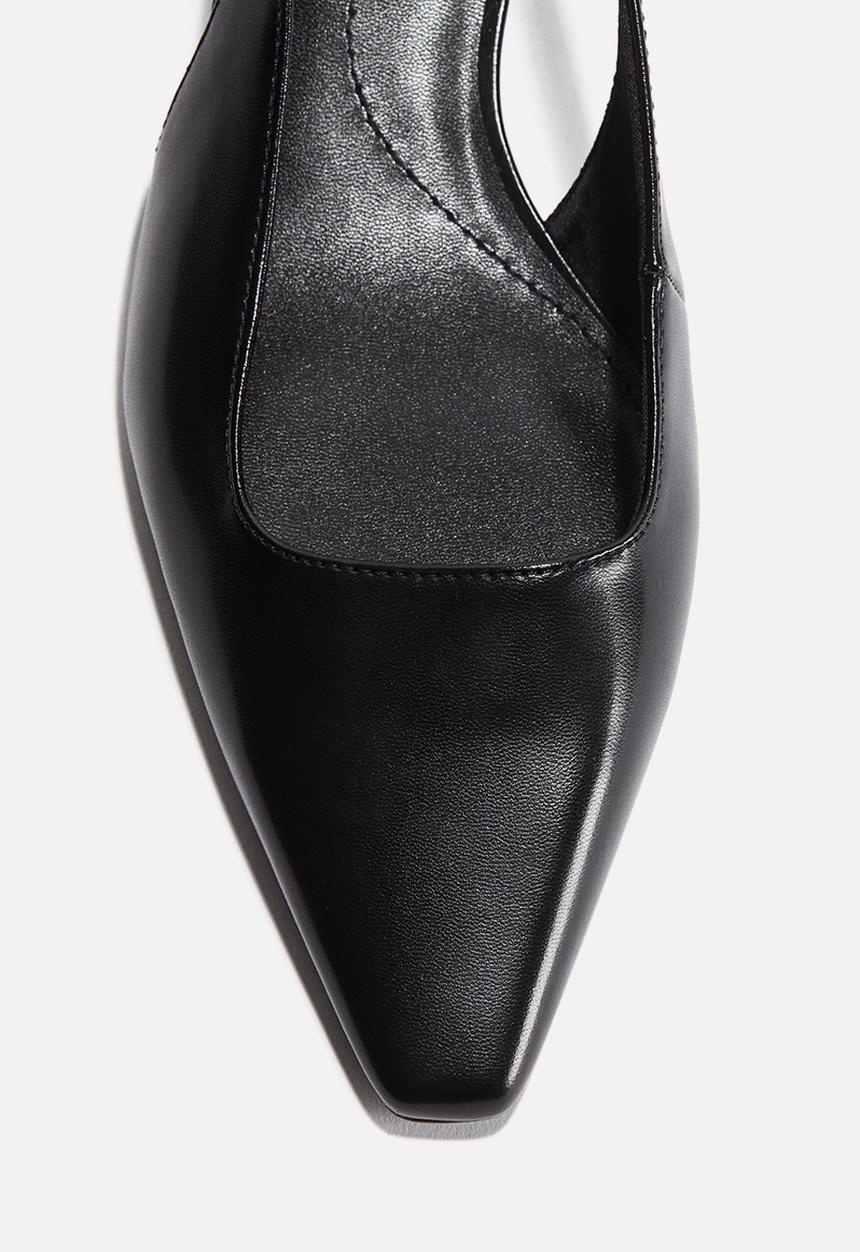 H&M - Pointed slingbacks - black