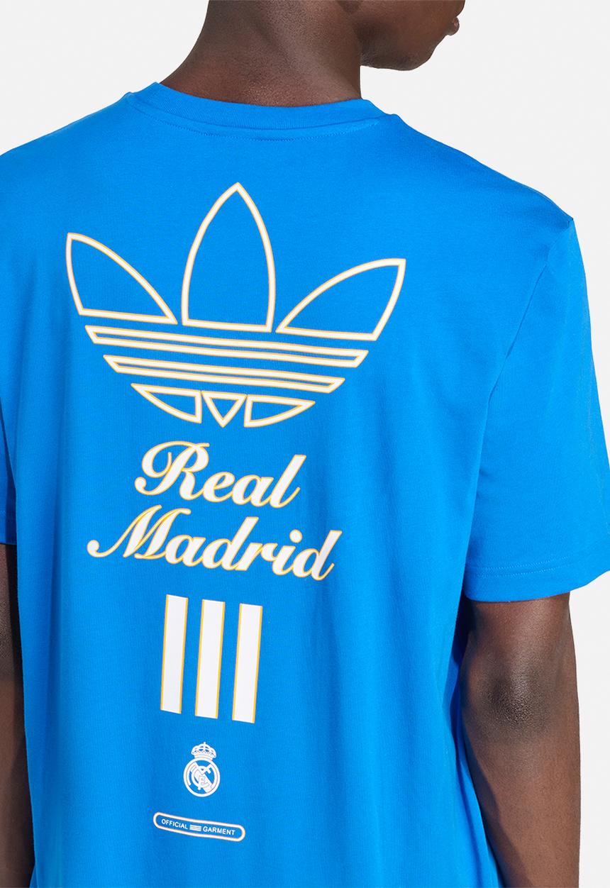 adidas Originals - Real Madrid Terrace Icons Graphic Tee - Blue