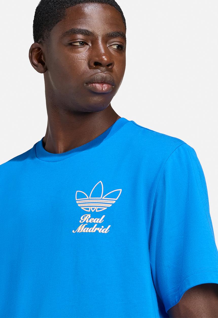 adidas Originals - Real Madrid Terrace Icons Graphic Tee - Blue