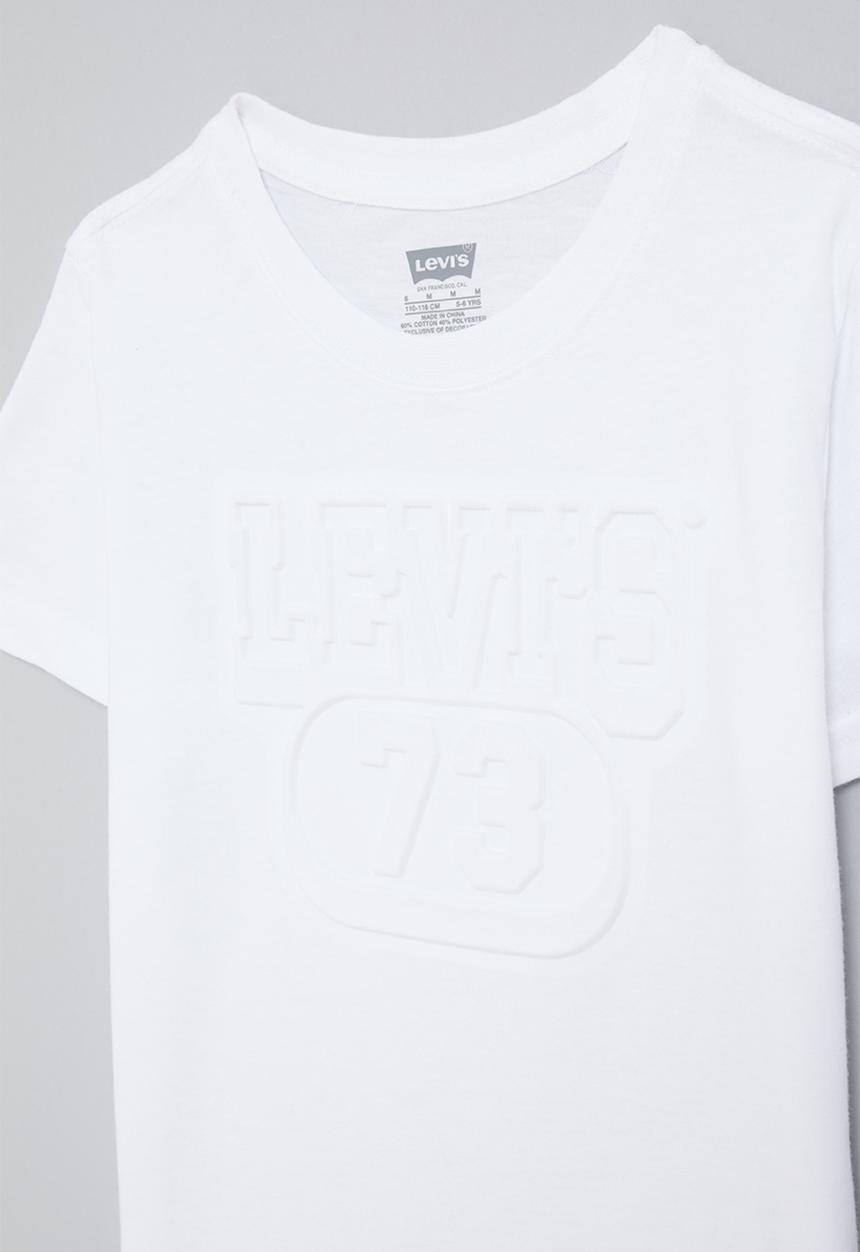 Levi’s® - Lvb embossed levi's tee - bright white