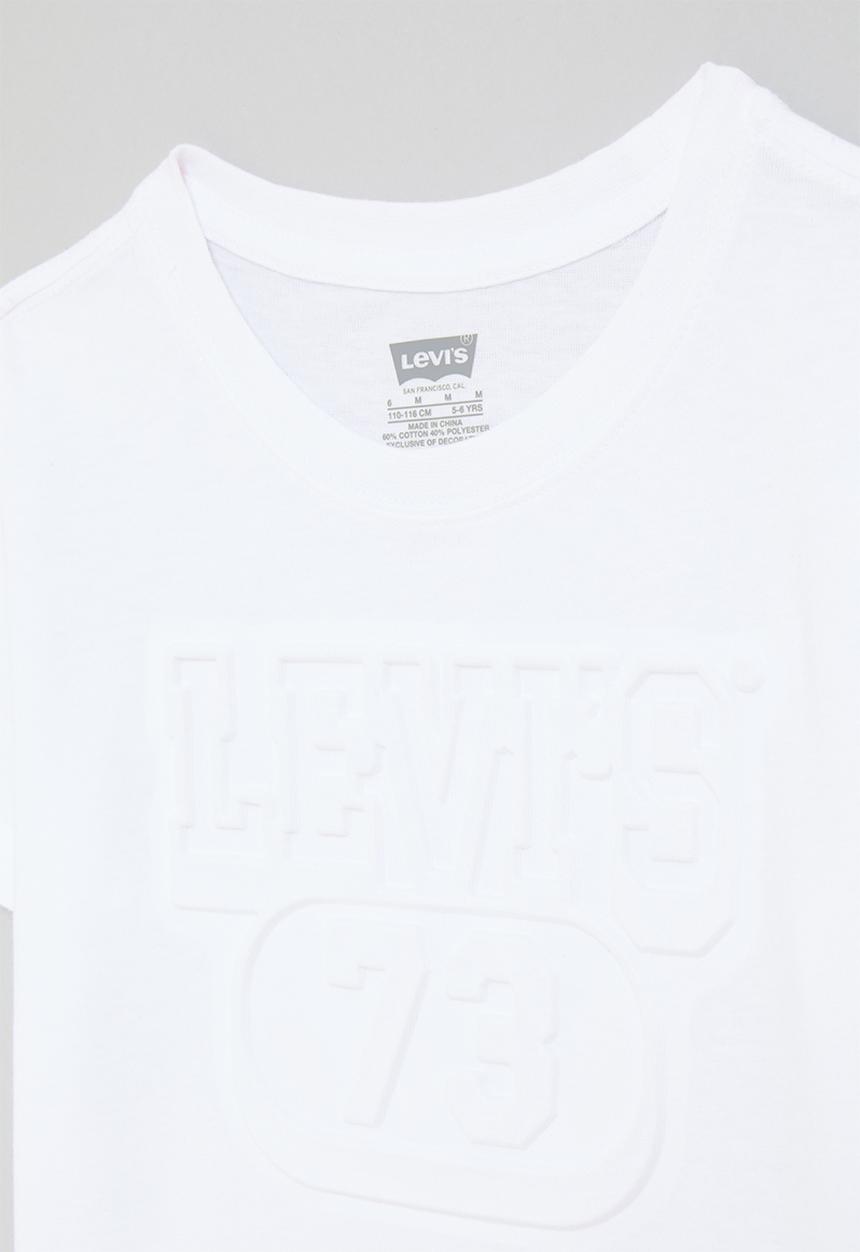 Levi’s® - Lvb embossed levi's tee - bright white